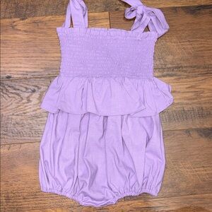Charming Lavender Kids Romper